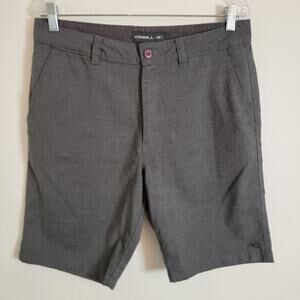 O'neill Men's Chino Grey Shorts Size 32 Casual Skate Surf‎ Pockets Inseam 9.5"